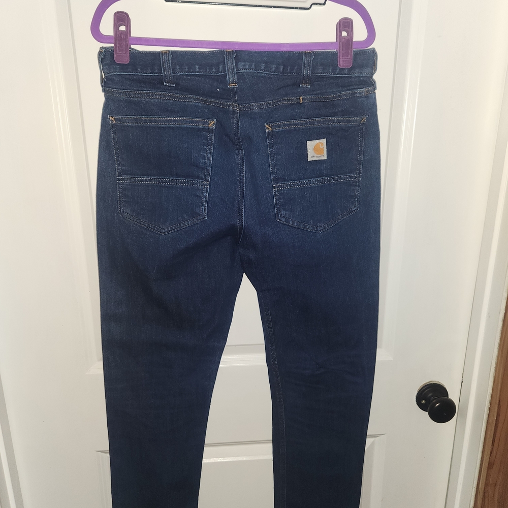 NWOT Carhartt Men's Dark Blue Relaxed Jeans
